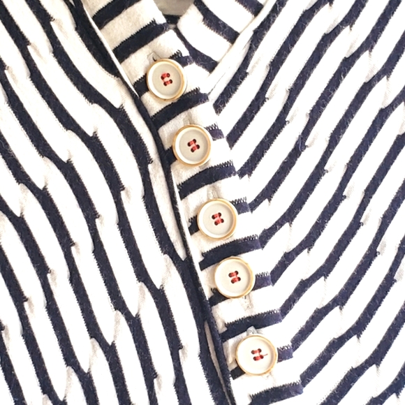 Maeve Black Striped Midi Dress Size XS - Picture 5 of 10